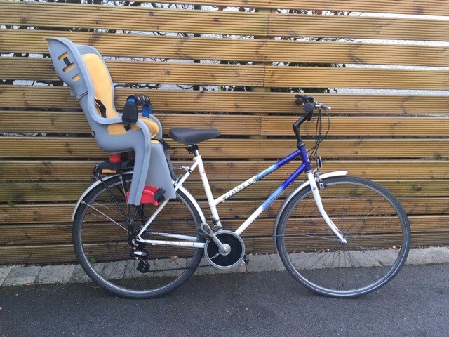 adult bike with child seat